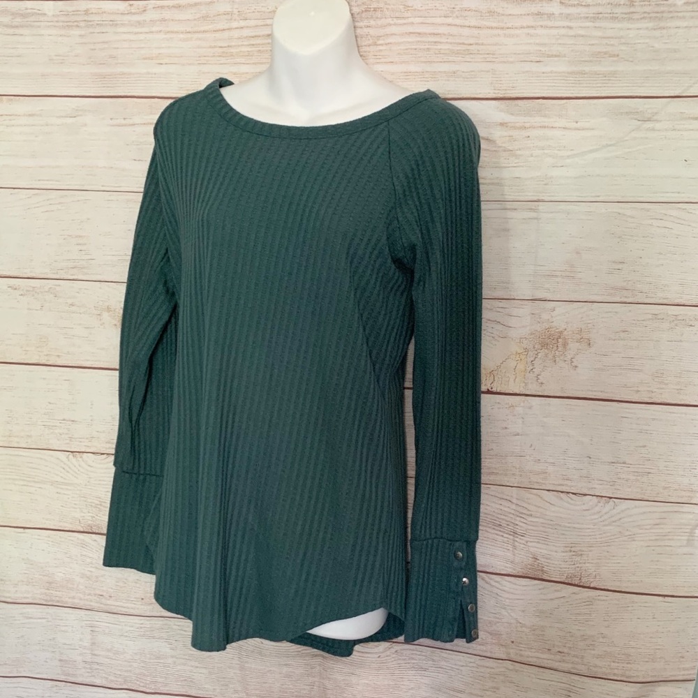 Teal scoop neck Sweater